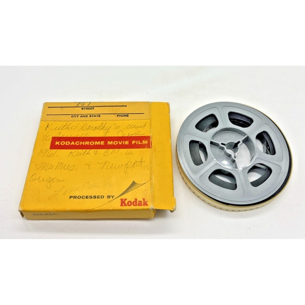 1960s Family 8mm Home Movie Kodak Kodachrome II Roll Camera Newport Oregon